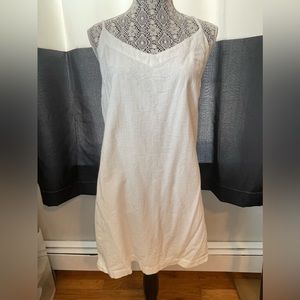 NEW WITH TAGS white linen dress